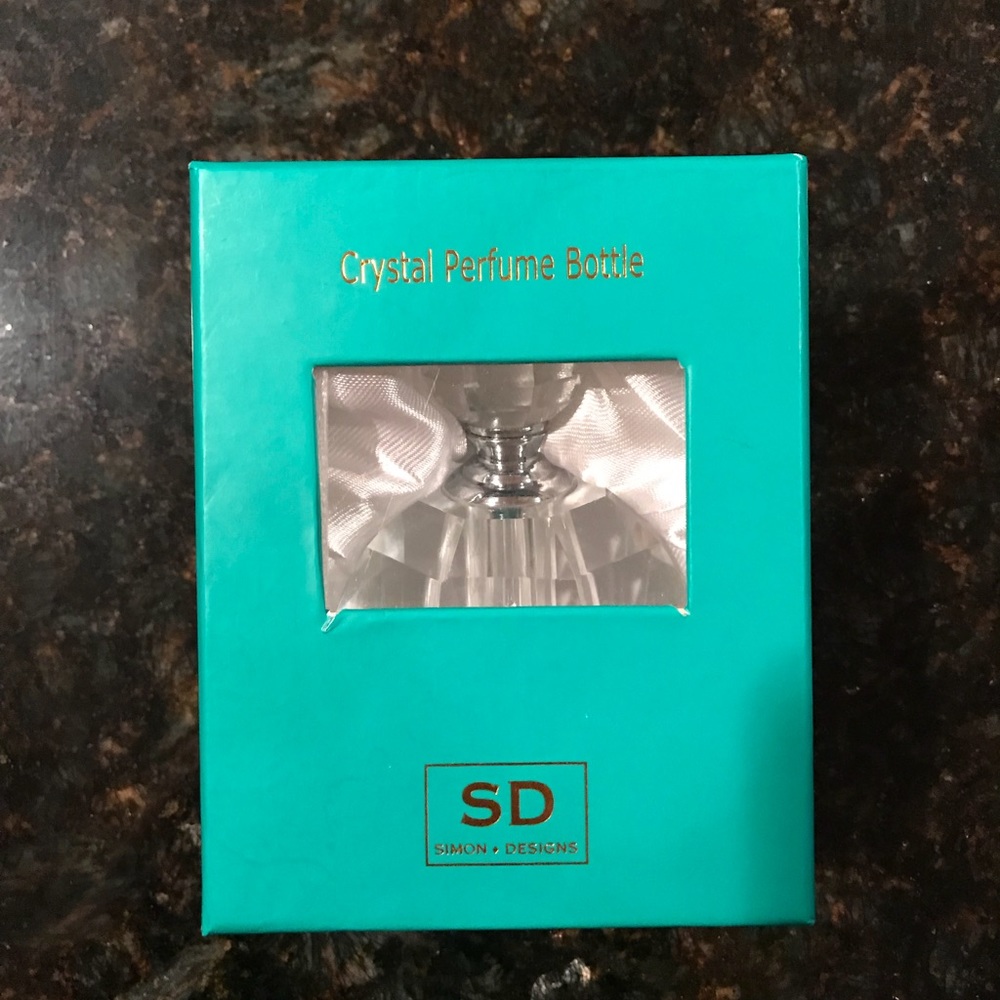 Simon & Design Crystal Perfume Bottle